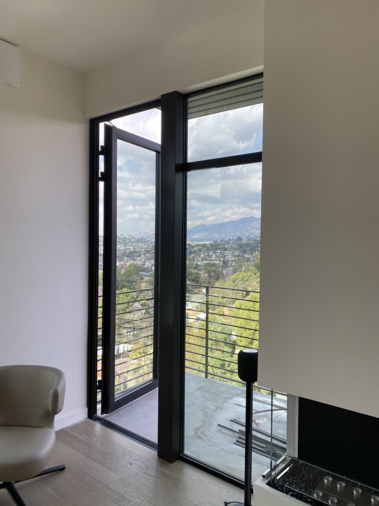 Balcony door install