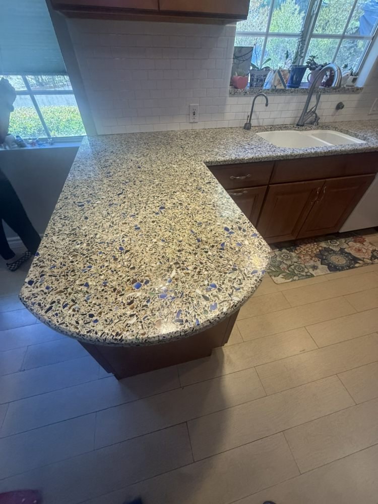 Countertop refinishing and sealing