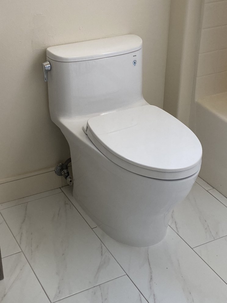 Toilet install